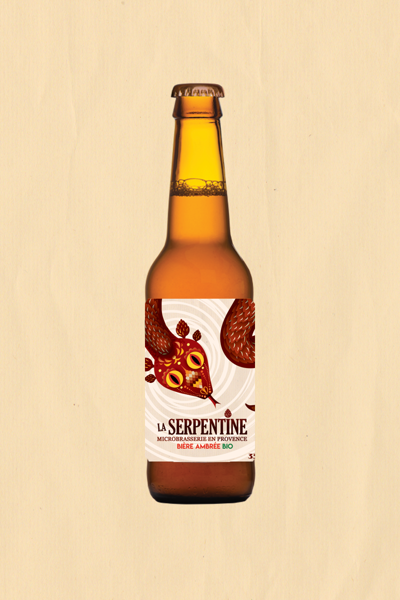 Bière artisanale bio Serpentine Ambrée