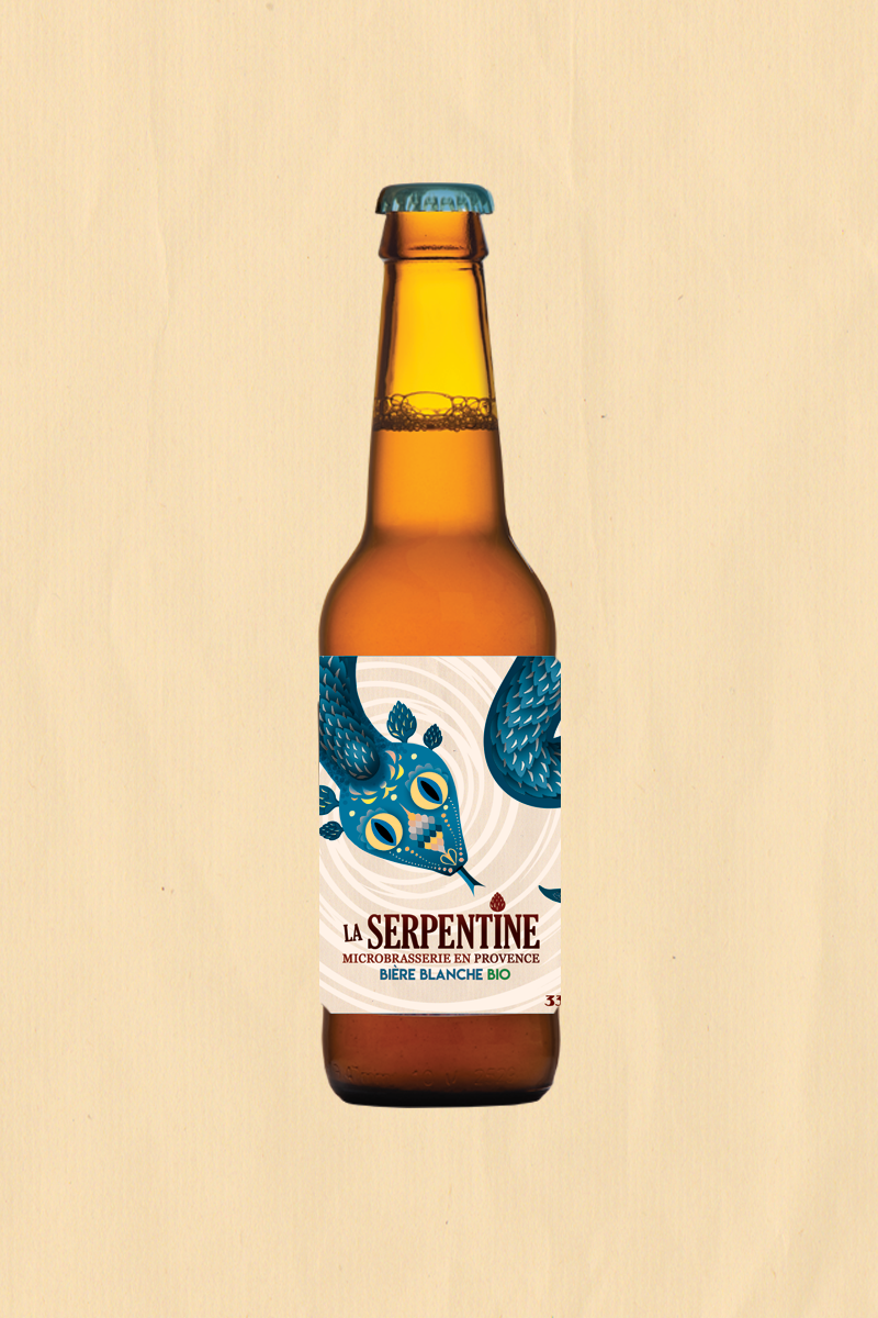 Bière artisanale bio Serpentine Blanche