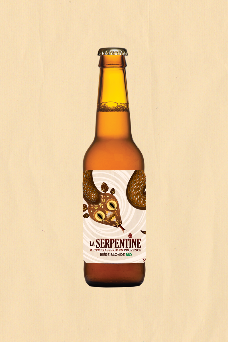 Bière artisanale bio Serpentine Blonde