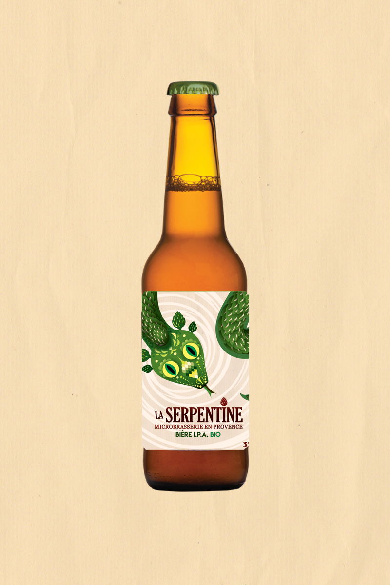 Bière artisanale bio Serpentine IPA